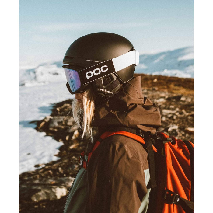 Легкий і безпечний шолом для лиж і сноуборду POC Obex Pure, чорний, M-L (55-58 см)
