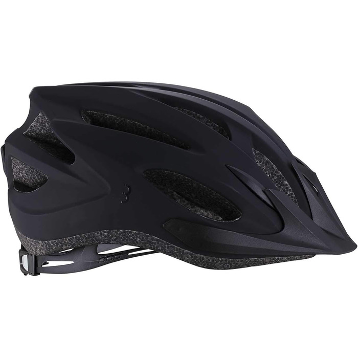 Велосипедний шолом BBB Cycling Condor для дорослих, матовий чорний, знімний візор, захист від комах, для MTB та шосейних велосипедів (54-58 см)