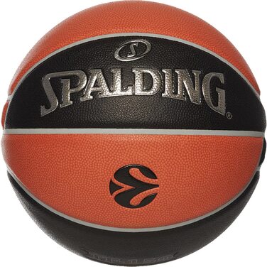Баскетбольний м'яч Spalding Euroleague Varsity TF-150, розмір 7, унісекс, чорно-помаранчевий