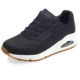 Жіночі кросівки Skechers Uno Stand on Air, чорний штучний замша (Durabuck), розмір 37.5 EU