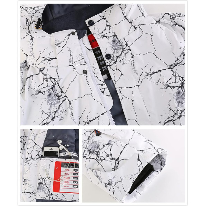 Чоловічий зимовий комбінезон для сноубордингу та катання на лижах. Водонепроникний, вітростійкий, теплий. XL, чорний.