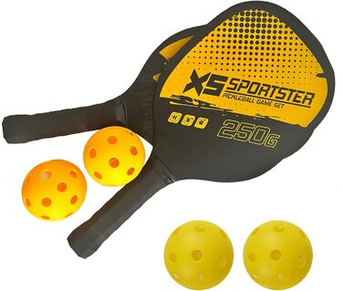 Набір для піклболу Lixada: 2 ракетки, 4 м'ячі, для гри в приміщенні та на вулиці
