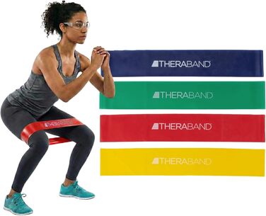 Набір еспандерів TheraBand для фітнесу та реабілітації - 5 рівнів опору