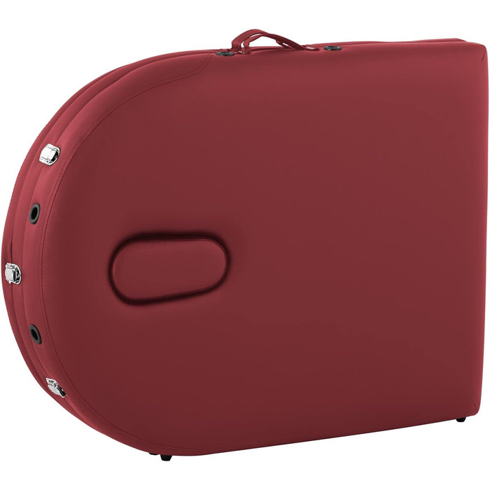 Складаний масажний стіл Physa Colmar RED, червоний, масажна кушетка, переносна масажна ліжко