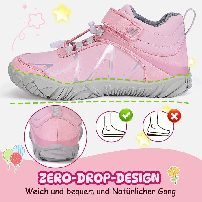 Дитячі босижні кросівки для активного відпочинку: легкі, водонепроникні, з антиковзаючою підошвою (27-35 розмір)