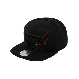 Кепка-снэпбек Mitchell & Ness Chicago Bulls чорна, універсальний розмір