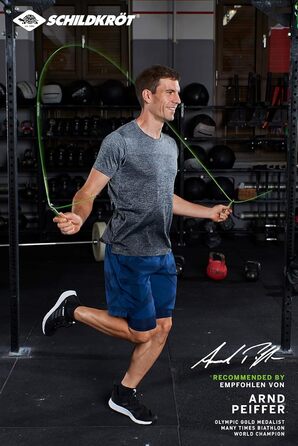 Скакалка для фітнесу Schildkröt Springseil Speed Rope Pro, професійна, швидкісна, в 4-кольоровій коробці