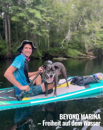 Надувна SUP-дошка BEYOND MARINA 320x81x15 см з веслом, сидінням, насосом і рюкзаком для водних видів спорту