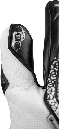 Воротарські рукавички Reusch Attrakt Gold NC 9 – біло-сріблясто-чорні (унісекс, дорослі)