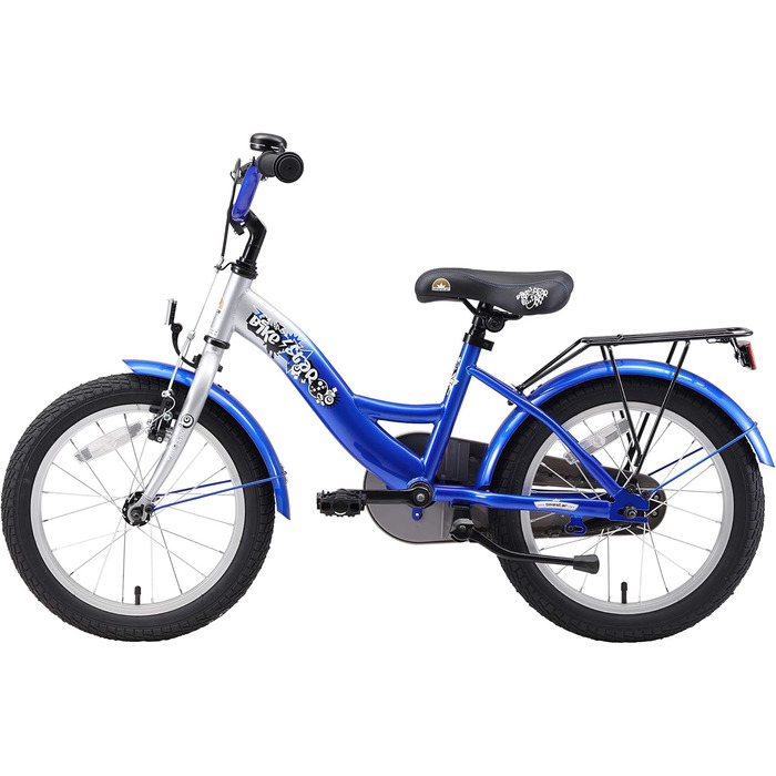 Дитячий велосипед BIKESTAR 16 дюймів для хлопчиків і дівчаток від 4-5 років, класичний, безпечний, тестування без ризику