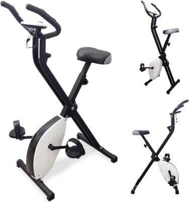 Складаний велотренажер FFitness X-Bike з регульованим опором і багатофункціональним дисплеєм для домашніх тренувань
