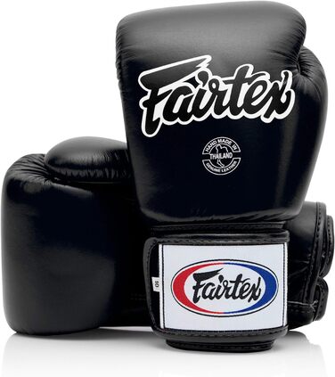 Fairtex BGV1 боксерські рукавички для Муай Тай, MMA, чорні, дитячі, 4 унції, легкі, ударопоглинаючі