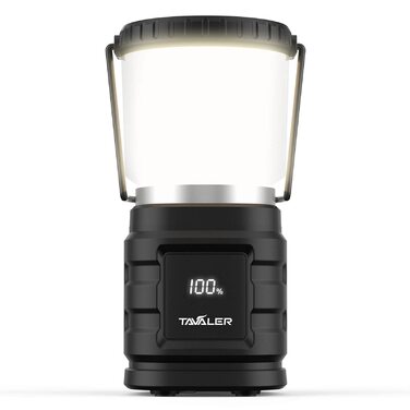 Ліхтар кемпінговий акумуляторний Tavaler M1-8000mAh з USB-C, LED-дисплеєм, IP65, Power Bank для туризму та надзвичайних ситуацій
