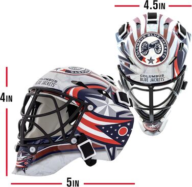 Колекційна міні-маска воротаря NHL Buffalo Sabres у кейсі, оригінальні логотипи та кольори