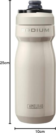 Термобутилка Camelbak Podium Insulated Steel 530 мл, сіра, для води