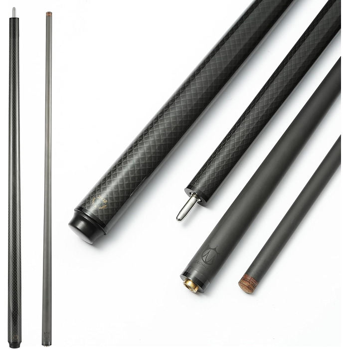 Більярдний кий CROWN ME з карбону, 12.5 мм наконечник, більярдний кий