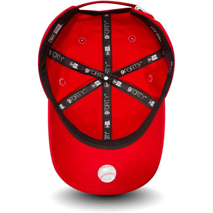 Кепка New Era MLB Flawless Logo Basic New York Yankees - Червона, універсальний розмір