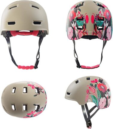 Велошолом Crazy Safety Rampage Orange Snake M (54-57 см), для скейтборду, інлайну, BMX, чоловіків, жінок і дітей, регульований