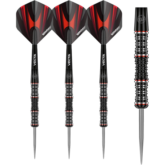Дротики WINMAU Mervyn King Special Edition 24 г, вольфрам, з оперенням Prism та стрижнями Vecta