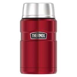 Термос STAINLESS KING із нержавіючої сталі, 0.71 л, для гарячих напоїв, колір журавлиний червоний (Cranberry Red Polished)