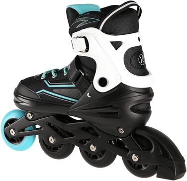 Інлайнерочки Nils для дівчаток, ABEC 7, регульовані, розмір 35-38, блакитні