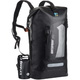 Водонепроникний рюкзак IDRYBAG Dry Bag 30L: сухий, плаваючий, для подорожей, каякінгу, чорний