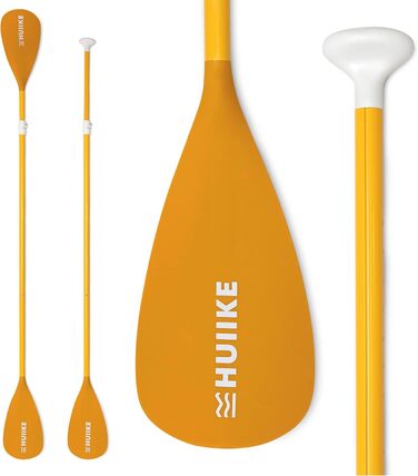 Алюмінієве весло HUIIKE для SUP, 2 в 1, розбірне, 4-частинне, регульоване, подвійне, для сапборду, легке, портативне
