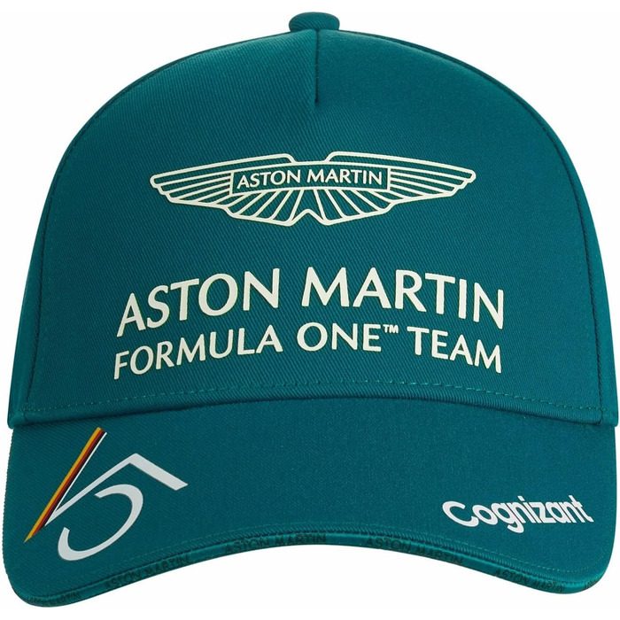 Кепка гонщика Себастьяна Феттеля, Aston Martin F1 Team, доросла, універсальний розмір, зелена
