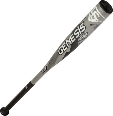 Бейсбольна бита Louisville Slugger Genesis з металу, чорна, 152 см