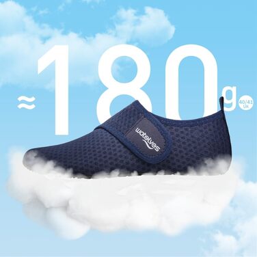 Шкарпетки для плавання WateLves: чоловічі та жіночі, для басейну, пляжу та серфінгу. Швидко сохнуть, дихають, унісекс, 40/41 EU, синій