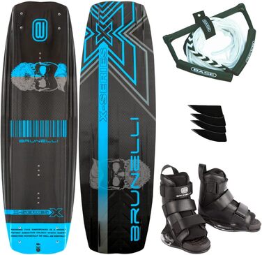 Вейкборд Brunelli Carbon 138 см з кріпленнями XL (43-47)