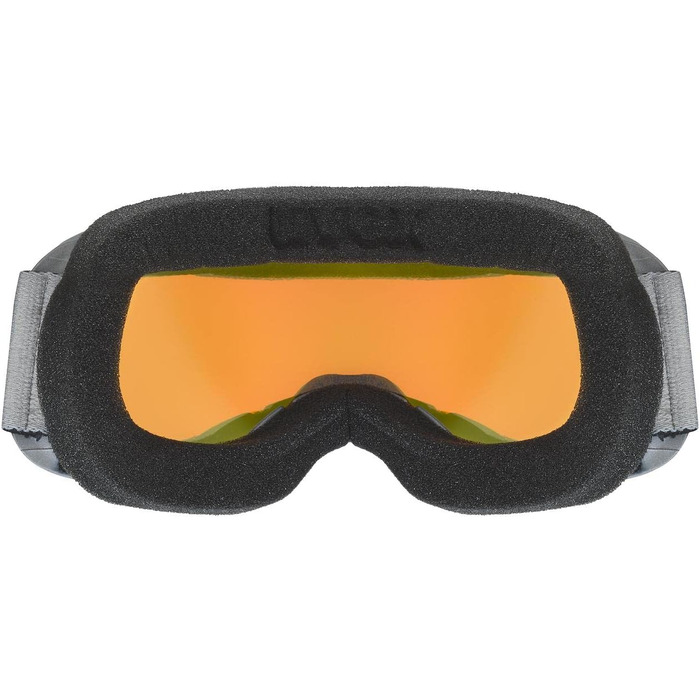 Гірськолижна маска uvex Unisex Elemnt FM, універсальна, антивідблиск, помаранчева лінза, розмір універсальний