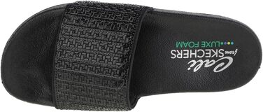 Слайди жіночі Skechers, 35 EU, чорного кольору