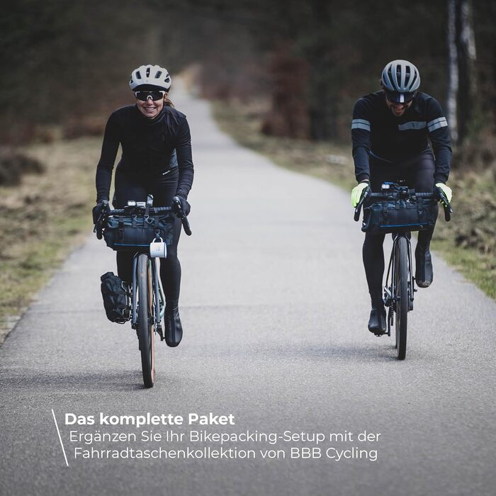 Велосипедна сумка BBB Cycling Front Fellow BSB-141, водонепроникна, на кермо, чорна, розмір M