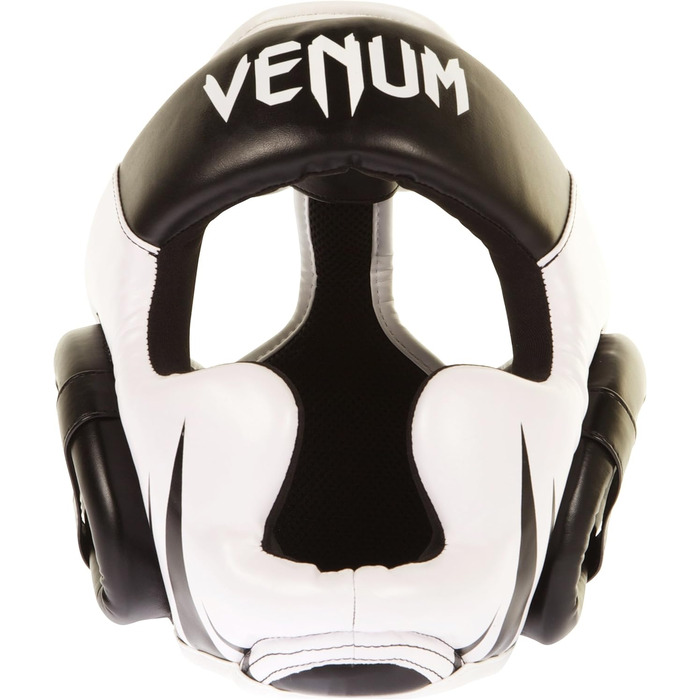Захисний шолом Venum Challenger Black/Ice для боксу та MMA
