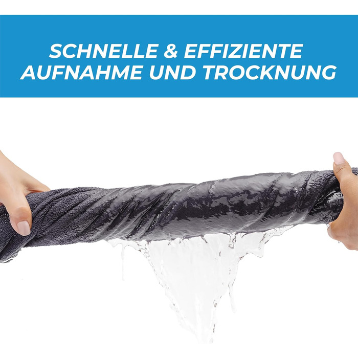 Рушник для фітнесу з мікрофібри 120x50 см - швидковисихаючий, з кишенею на блискавці, м'який спортивний рушник для спортзалу та фітнесу, темно-сірий