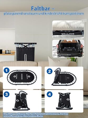 Батут овальний для дому 2 осіб до 150 кг синій з ручкою - фітнес, для дітей та дорослих