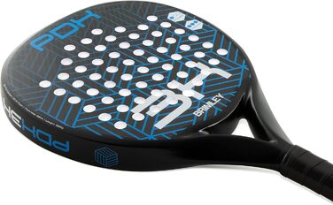 Ракетка для падел-тенісу Brimley Padelschläger Carbon PDX3K 3K-Carbon | Підходить для початківців та досвідчених гравців | 100% карбонова ракетка, Eva-наповнювач, зручна захисна сумка