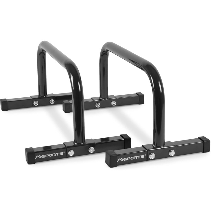 Паралети для фітнесу MSPORTS, професійні, 60x35x29 см, бруси для віджимань, ручки для тренувань