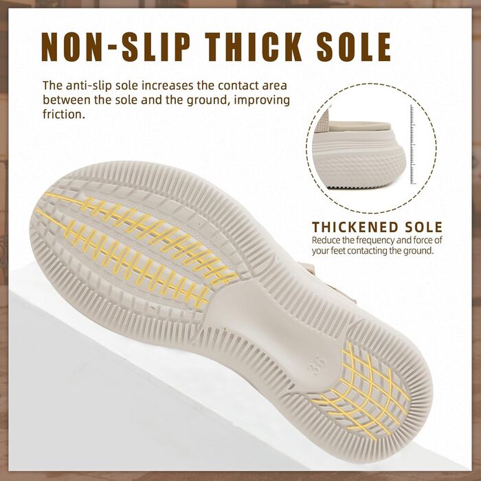 Сандалі жіночі літні Bequeme (Німеччина) 39 EU бежеві з ортопедичною устілкою для прогулянок та відпочинку