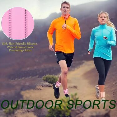 Набір обтяжувачів для зап'ястя та щиколоток ibforcty 2 шт. для фітнесу, йоги, пілатесу (рожевий)