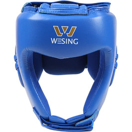 Шолом боксерський WESING AIBA для аматорських змагань, синій, розмір L