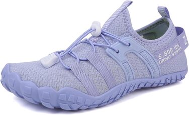 Зітоп Водні черевики для жінок та чоловіків, шкарпетки для плавання, швидка сушка, пляжні черевики, легкі фітнес-черевики, м'які серфові черевики, для плавання, серфінгу, піших прогулянок, йоги (36-46 EU), 39 EU, фіолетовий