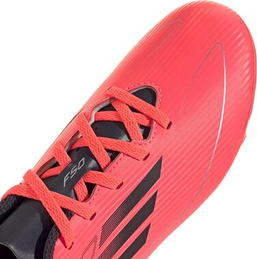 Футбольні бутси adidas F50 Club Messi для унісекс, гнучка підошва, розмір 35.5 EU, Turbo Aurbla Plamet