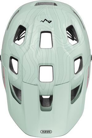 Велошолом ABUS MoDrop MIPS для MTB, захист від ударів, унісекс, розмір L (57-61 см), м'ятний