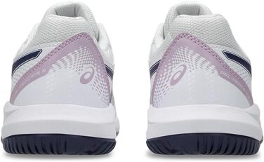 Жіночі тенісні кросівки ASICS Dedicate 8 Біло-срібні (41.5 EU)