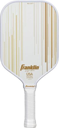 Професійна ракетка для піклболу Franklin Sports Signature Series з покриттям MaxGrit, турнірна, сертифікована USAPA