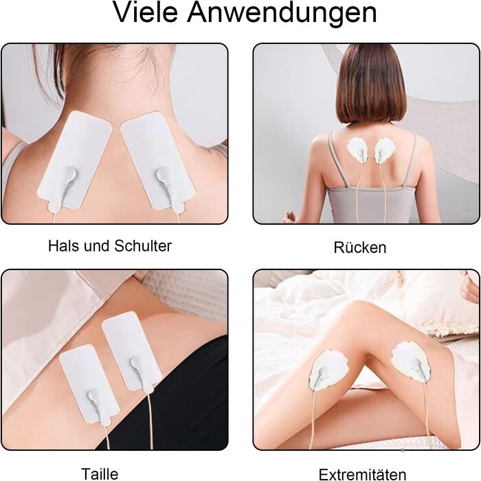 Пристрій TENS EMS від Tosucs: електростимулятор з 10 електродів для зняття болю та масажу спини