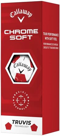 Гольф-м'ячі Callaway Chrome Soft 2022, преміум якість