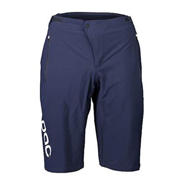 Чоловічі шорти для ендуро POC Essential Enduro Shorts — легкі MTB шорти для трейлів з водовідштовхувальним покриттям DWR та стрейч-тканиною, Turmaline Navy, XS